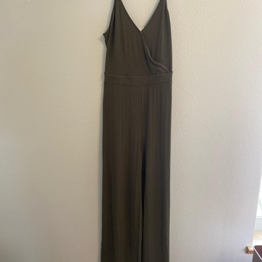 Green jumpsuit